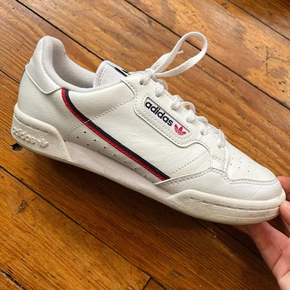 Adidas Continental 80 Striped White Sneaker - Picture 2 of 5